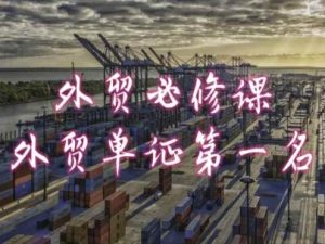 外贸必修课-外贸单证第一名-共勤外贸教程-项目资源库