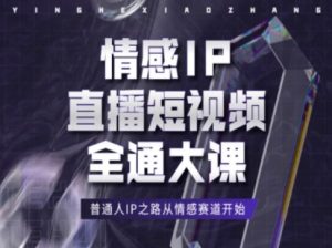 情感IP直播短视频全通大课,普通人IP之路从情感赛道开始-项目资源库
