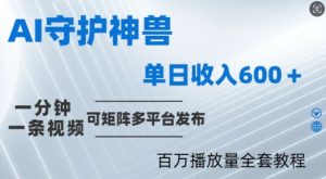制作各省守护神，100多W播放量的视频只需要1分钟就能完成【揭秘】-项目资源库