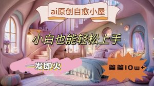 ai原创治愈小屋,小白也能轻松上手,一发即火,篇篇10w+【揭秘】-项目资源库