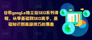 谷歌google独立站SEO系列课程,从零基础到SEO高手,基础知识到高级技巧的覆盖-项目资源库