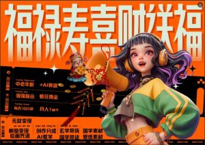 AI狂撸中老年赛道，福禄寿喜财送财送福，每日轻松十分钟，月入1W+， 抓紧冲-项目资源库