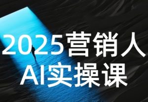 2025营销人Al实操课,AI营销抢跑实战,从Prompt到方案,效率碾压同行-项目资源库