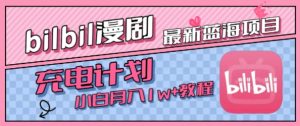 最新蓝海项目,B站充电计划,小白也能月入1w+-项目资源库