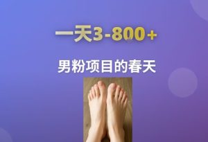 AI一键生成美女素材，一天收益3-8张，男粉项目的春天-项目资源库