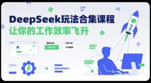 DeepSeek玩法合集课程,让你的工作效率飞升-项目资源库
