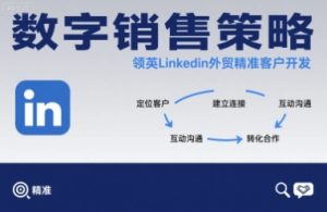 数字销售策略领英LinkedIn外贸精准客户开发-项目资源库