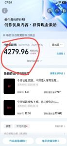 抖音视频号新赛道今日话题今日语录，撸伙伴计划跟视频号分成-项目资源库