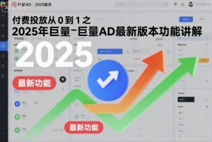 付费投放从0到1之2025年巨量AD最新版本功能讲解-项目资源库