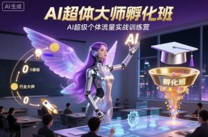 AI超体大师孵化班,AI超级个体流量实战训练营-项目资源库