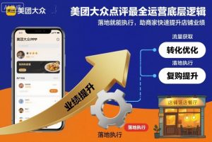 美团大众点评最全运营底层逻辑，落地就能执行，助商家快速提升店铺业绩-项目资源库