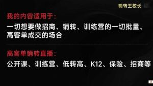 销转王校长合集,销转课,把公开课做成印钞机,送王校长印钞机课-项目资源库