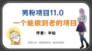 全网独家男粉项目11.0,一个做到老的项目,完整SOP·视频到变现·傻瓜式操作-项目资源库