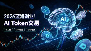2026全新风口副业|AI智能Token交易,空闲时间轻松 賺 收益,无需全天盯盘【揭秘】-项目资源库