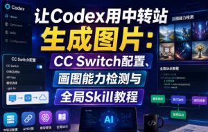 让Codex用中转站生成图片：CC Switch配置、画图能力检测与全局Skill教程-项目资源库
