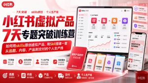 小红书虚拟产品7天专题突破训练营，如何用skills原创虚拟产品，用Skil搭建一套从选题、内容、产品到交付的个人生产线-项目资源库