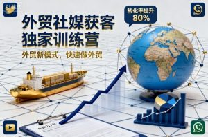 外贸社媒获客独家训练营,外贸新模式,快速做外贸(更新26年08月21日)-项目资源库