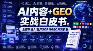 AI内容+GEO实战白皮书，全面掌握AI量产SOP与GEO分发机制【文档】-项目资源库