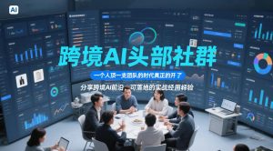 跨境AI头部社群,一个人顶一支团队的时代真正的开始了,分享跨境AI前沿,可落地的实战经验(更新09月11日)-项目资源库